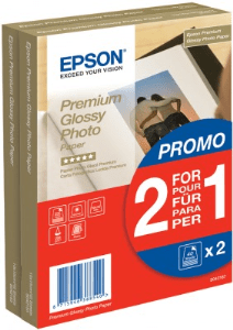 Epson S042167 Premium Glossy 100 x 150mm; 2 x 40 sheets; .  