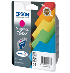 Epson T0423 Magenta genuine ink Coloured shapes  420 pages  